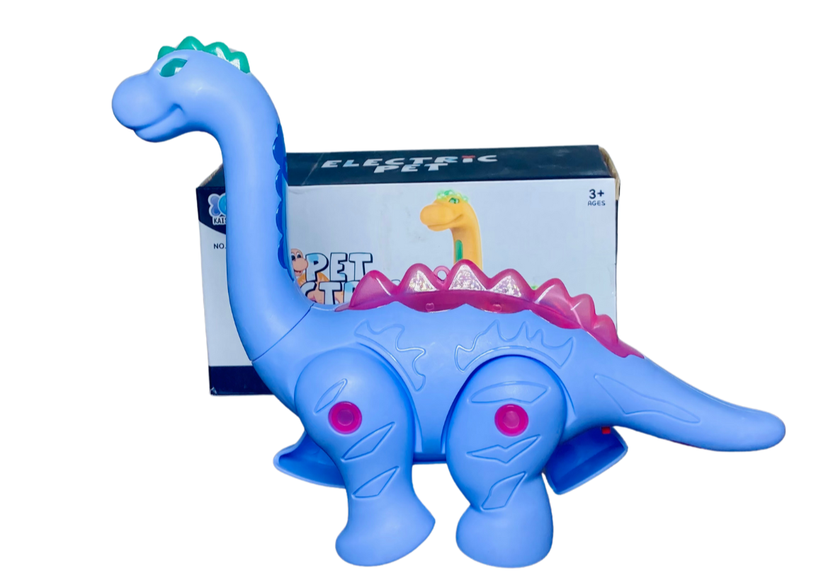 Simulation Electronic Musical Walking Pet Dinosaur Toy For Kids Boys and Girls - With Lights Music Roaring Dinosaurs for Child - Battery Operated