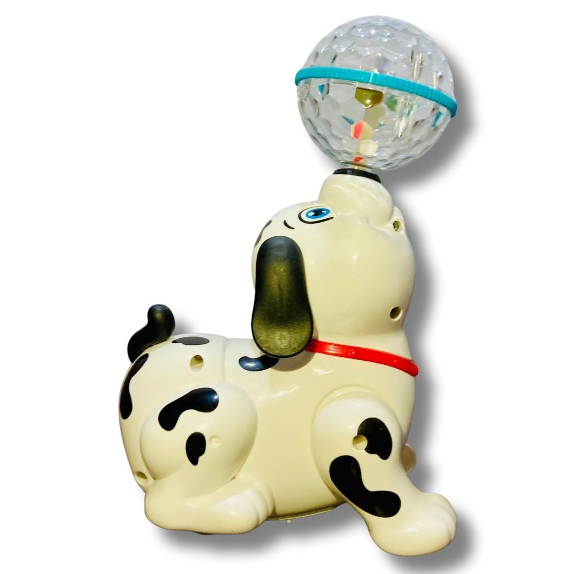 Dancing Dog With 360 Degree Rotating - White