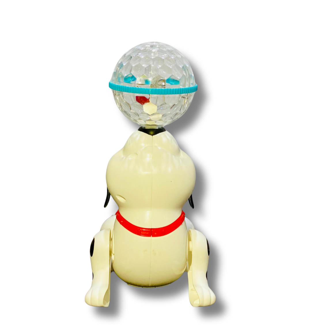 Dancing Dog With 360 Degree Rotating - White