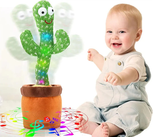 Dancing Cactus Toy: Rechargeable Talking Singing Cactus Toy for Kids