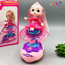 Rotate Petal Girl With Light & Sound
