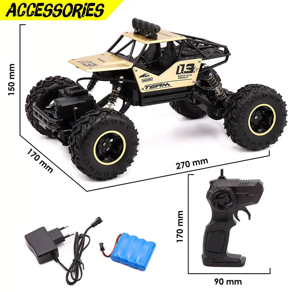 Rock Crawler Alloy Metal Remote Control Monster Truck