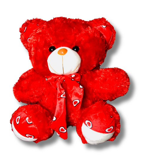 ❤️ Romantic Red Teddy Bear – Medium Plush Gift