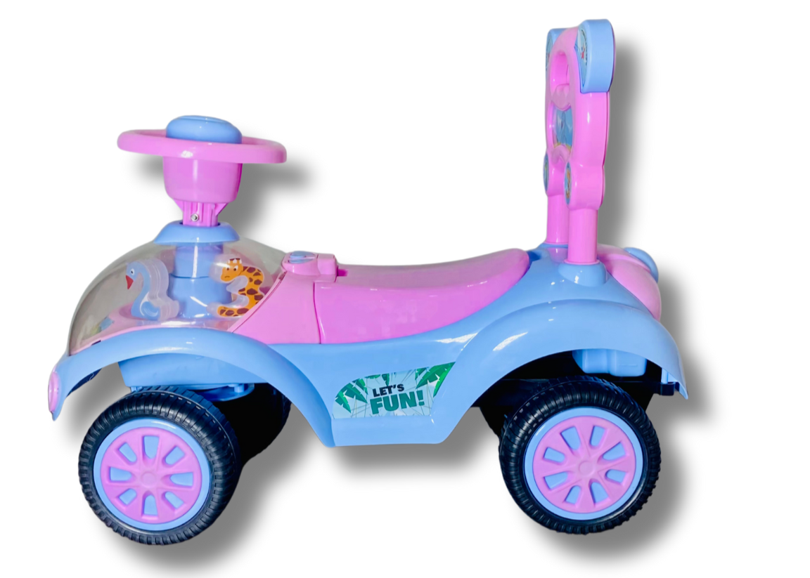 🚗✨ Kids Ride-On Car – 4-Wheel Foot-to-Floor with Lights & Sound