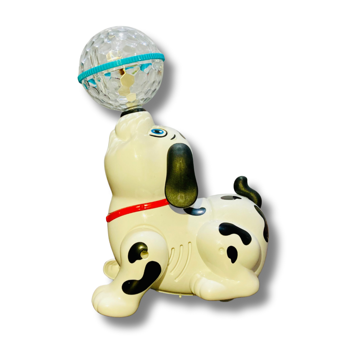 Dancing Dog With 360 Degree Rotating - White