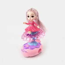 Rotate Petal Girl With Light & Sound